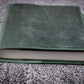 Galen Leather Slim A5 Notebook/Planner Cover - Crazy Horse Forest Green