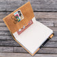 Galen Leather Slim A5 Notebook/Planner Cover - Crazy Horse Honey Ochre