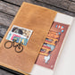 Galen Leather Slim A5 Notebook/Planner Cover - Crazy Horse Honey Ochre