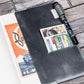 Galen Leather Slim A5 Notebook/Planner Cover - Crazy Horse Smoky