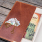 Galen Leather Slim A5 Notebook/Planner Cover - Crazy Horse Tan
