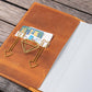 Galen Leather Slim A6 Notebook/Planner Cover - Crazy Horse Brown
