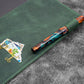 Galen Leather Slim B5 Notebook/Planner Cover - Crazy Horse Forest Green