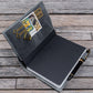 Galen Leather Slim B6 Notebook/Planner Cover - Crazy Horse Smoky