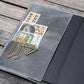 Galen Leather Slim B6 Notebook/Planner Cover - Crazy Horse Smoky