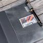 Galen Leather Slim B6 Notebook/Planner Cover - Crazy Horse Smoky