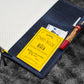 Galen Leather Slim Hobonichi Planner Cover - Crazy Horse Navy Blue