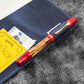 Galen Leather Slim Hobonichi Planner Cover - Crazy Horse Navy Blue