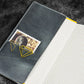 Galen Leather Slim Hobonichi Planner Cover - Crazy Horse Smoky