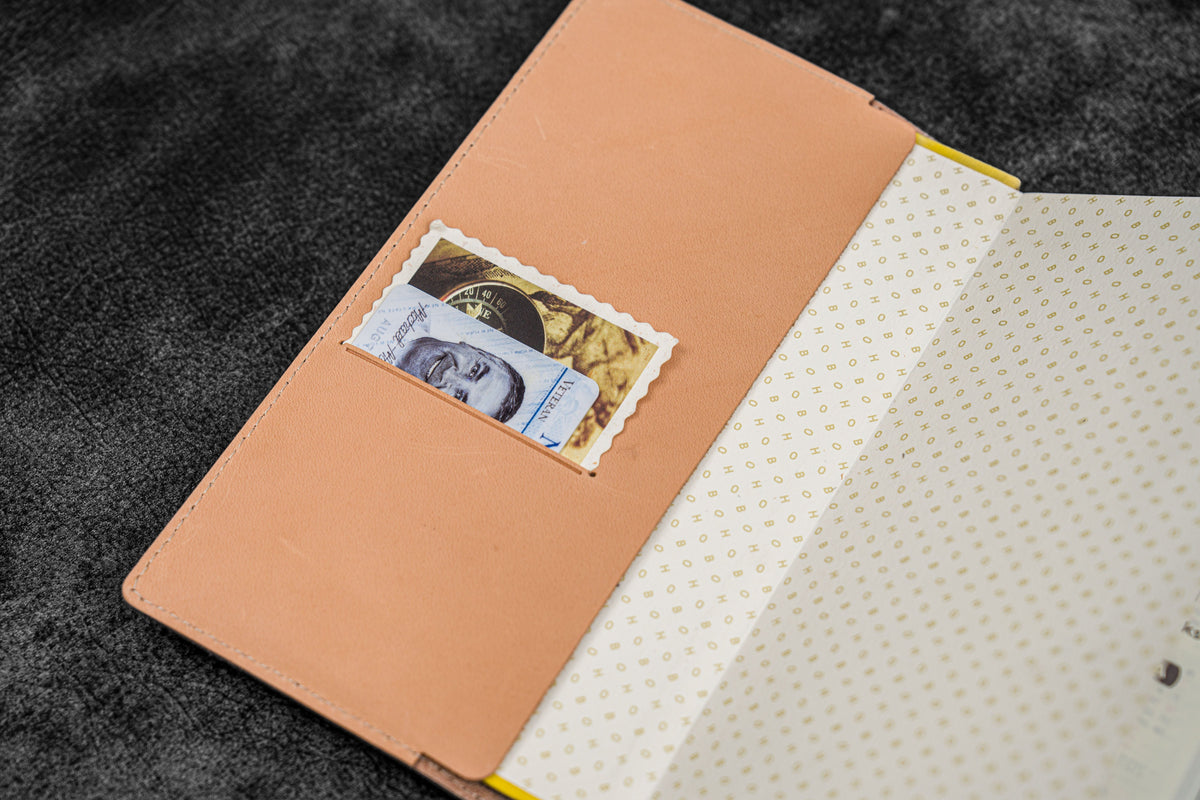 Galen Leather Slim Hobonichi Planner Cover - Undyed