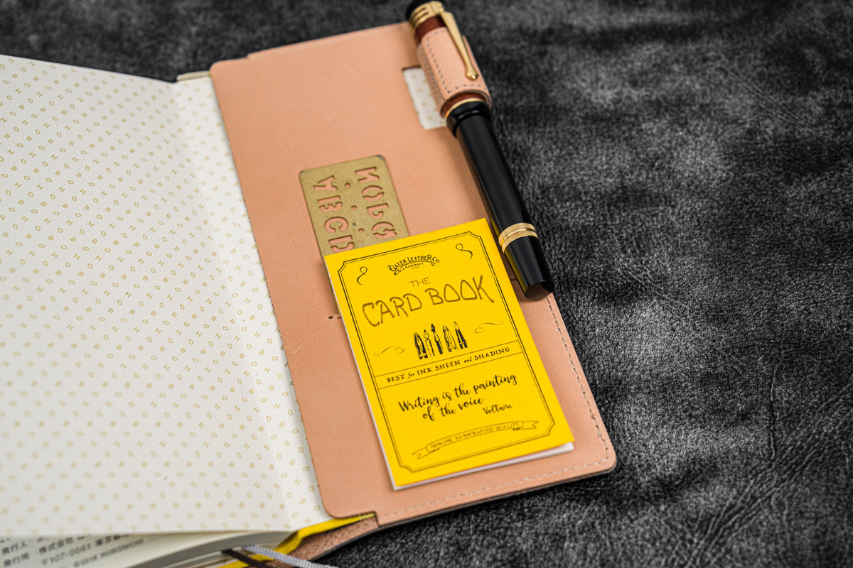 Galen Leather Slim Hobonichi Planner Cover - Undyed