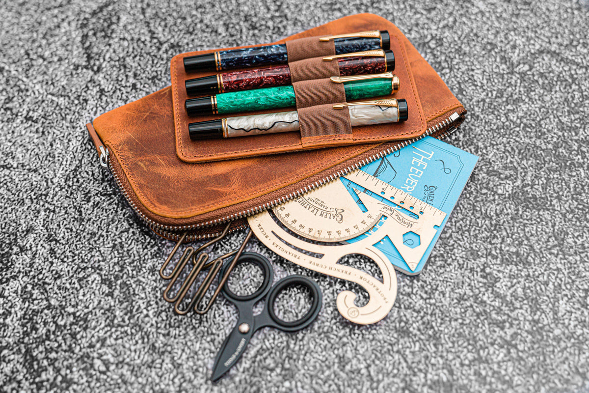 4 pen deals leather case