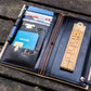 Galen Leather Wallet Insert for Traveler's Notebook Regular Size - Black