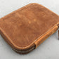 Galen Leather 10 Slot Zippered Pen Case - Crazy Horse Brown