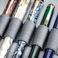 Galen Leather 10 Slot Zippered Pen Case - Crazy Horse Smoky