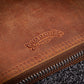 Galen Leather 20 Slot Zippered Pen Case - Crazy Horse Brown