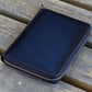 Galen Leather 5 Slot Zippered Pen Case - Black