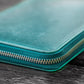Galen Leather 5 Slot Zippered Pen Case - Crazy Horse Forest Green