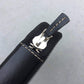 Galen Leather 6 Slot Zippered Pen Case - Black