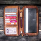 Galen Leather Hobonichi Zippered Mega Weeks Cover - Crazy Horse Brown