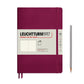 Leuchtturm1917 A5 Medium Softcover Plain Notebook - Port Red (Discontinued)