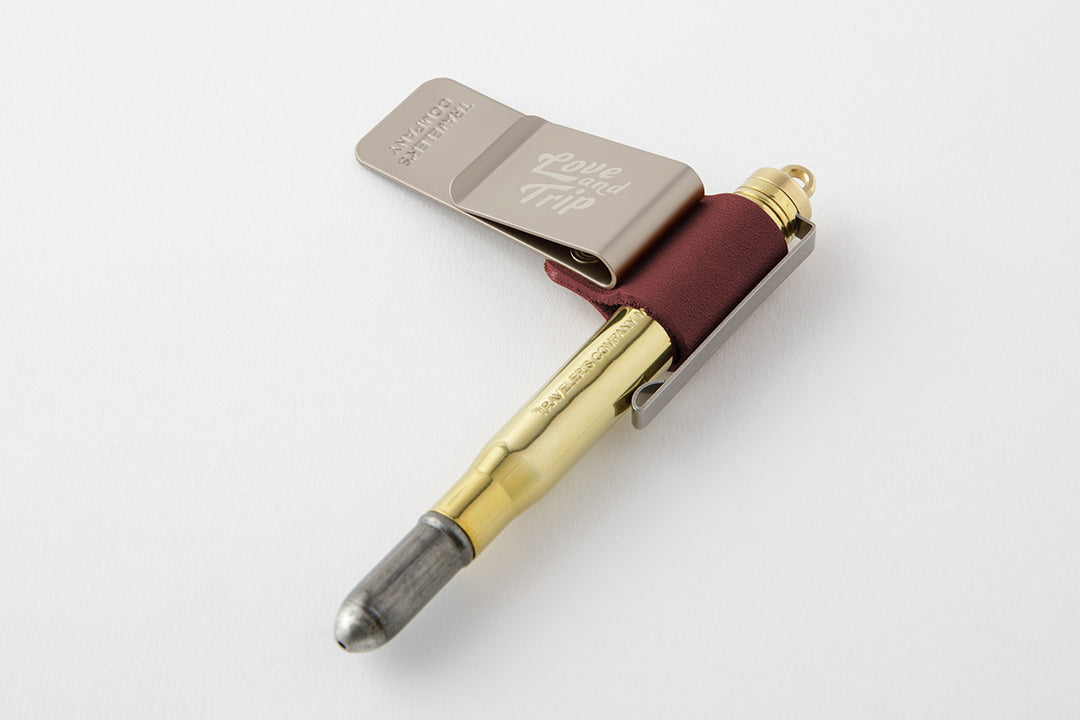 TRAVELER'S Notebook LOVE AND TRIP Pen Holder - Red