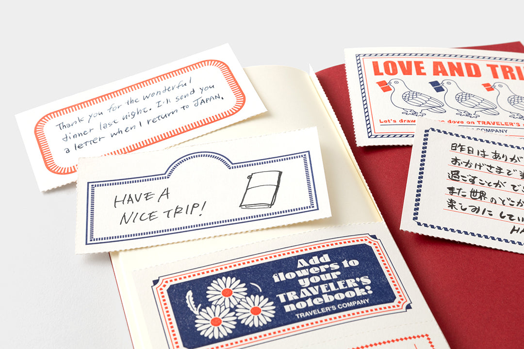 TRAVELER'S Notebook LOVE AND TRIP Regular Size Refill