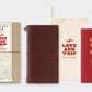 TRAVELER'S Notebook LOVE AND TRIP Regular Size Starter Kit - Red