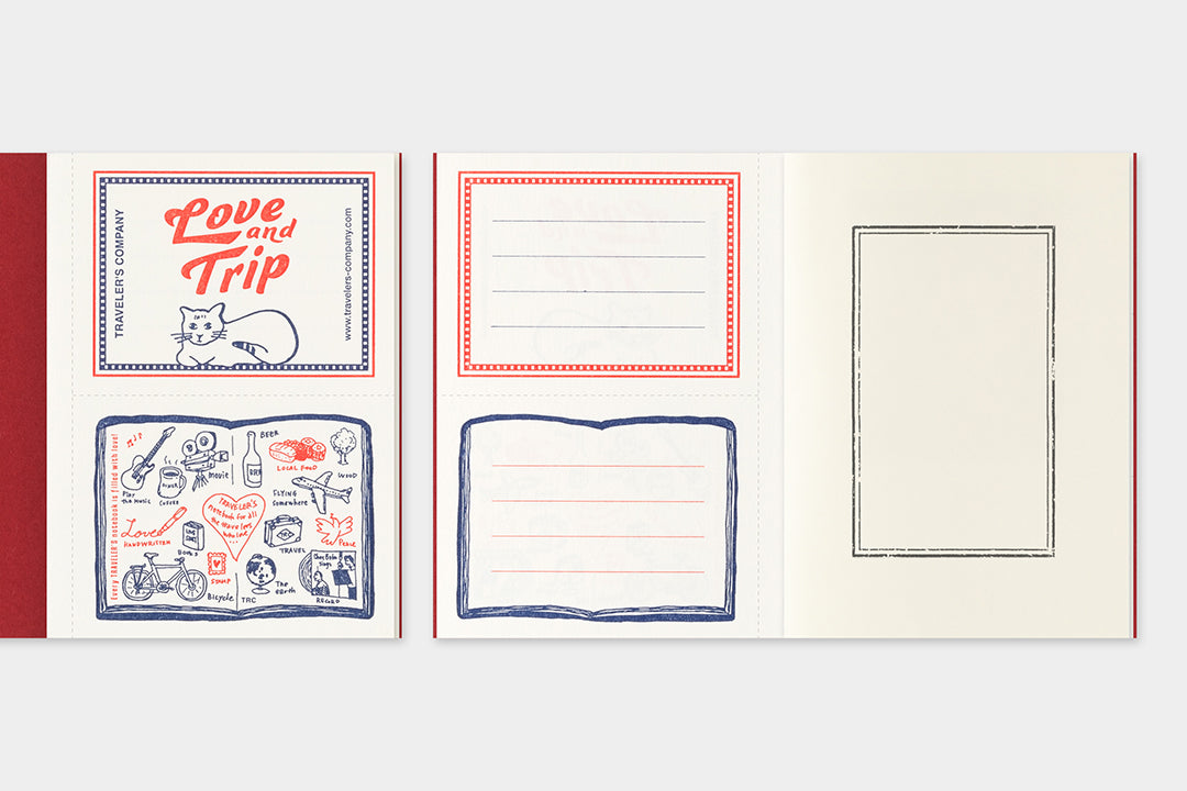TRAVELER'S Notebook LOVE AND TRIP Passport Size Refill