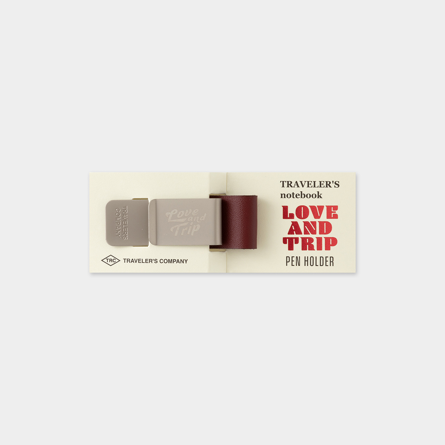 TRAVELER'S Notebook LOVE AND TRIP Pen Holder - Red