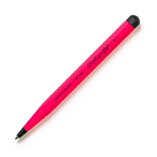 Leuchtturm1917 x Bethge Drehgriffel Nr. 1 Luminous Edition Ballpoint - Pink (Limited Edition)