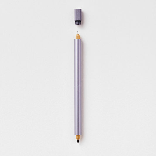 Tom's Studio Lumos Pro The Infinitely Refillable Pen - Lilac (Duo Tip)