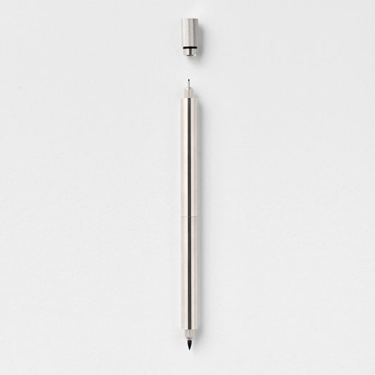 Tom's Studio Lumos Pro The Infinitely Refillable Pen - Stainless Steel (Duo Tip)