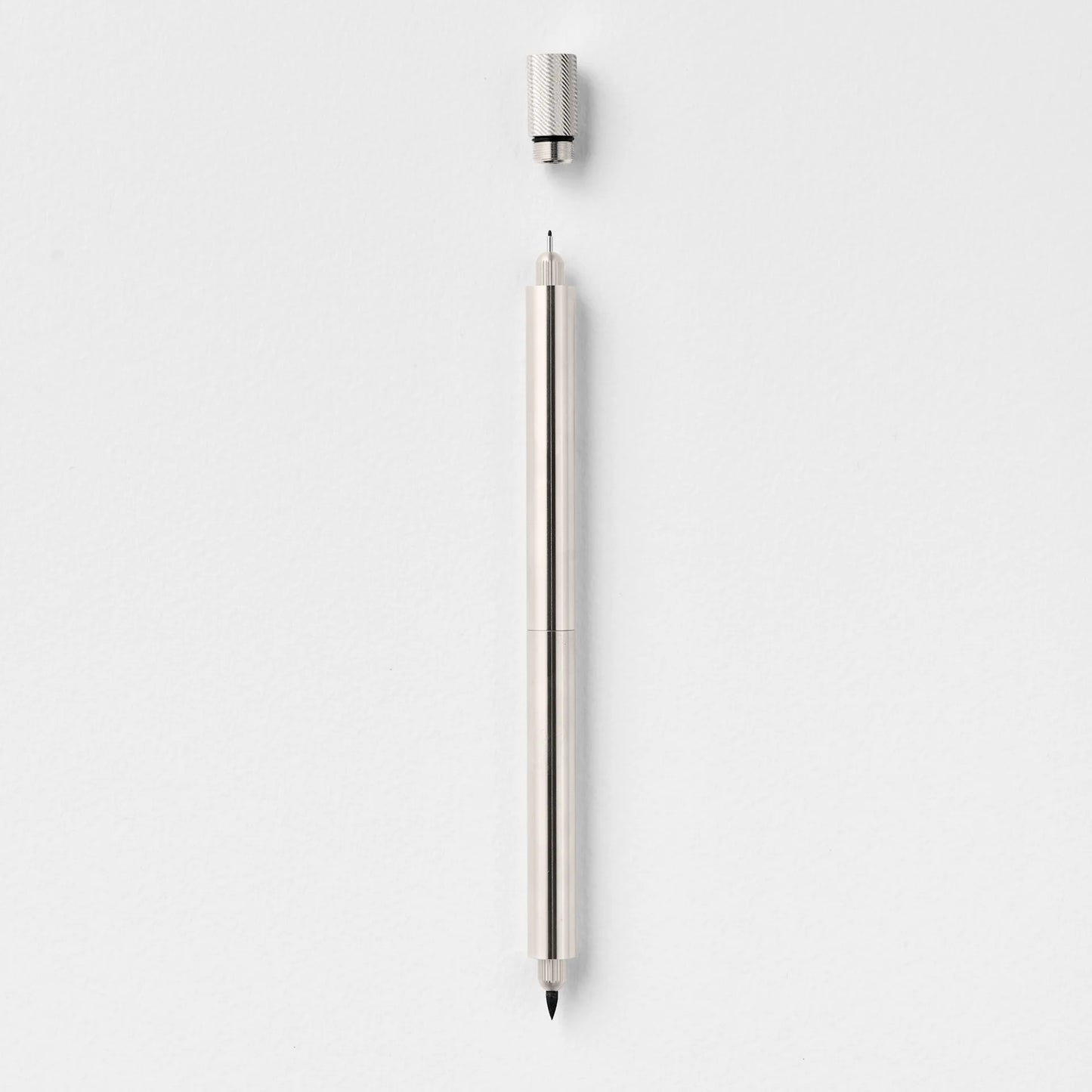 Tom's Studio Lumos Pro The Infinitely Refillable Pen - Stainless Steel (Duo Tip)