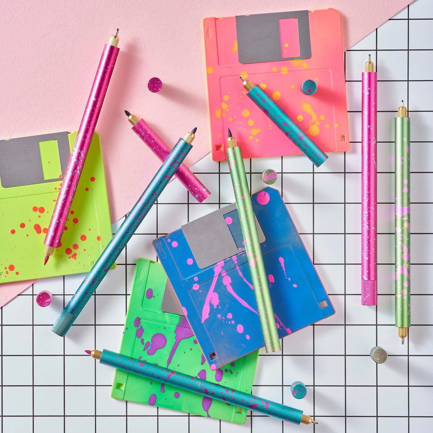 Tom's Studio Splash Lumos Mini Refillable Pen - Bubblegum