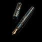 Leonardo Dodici Fountain Pen - Magmatica with Gold Trim