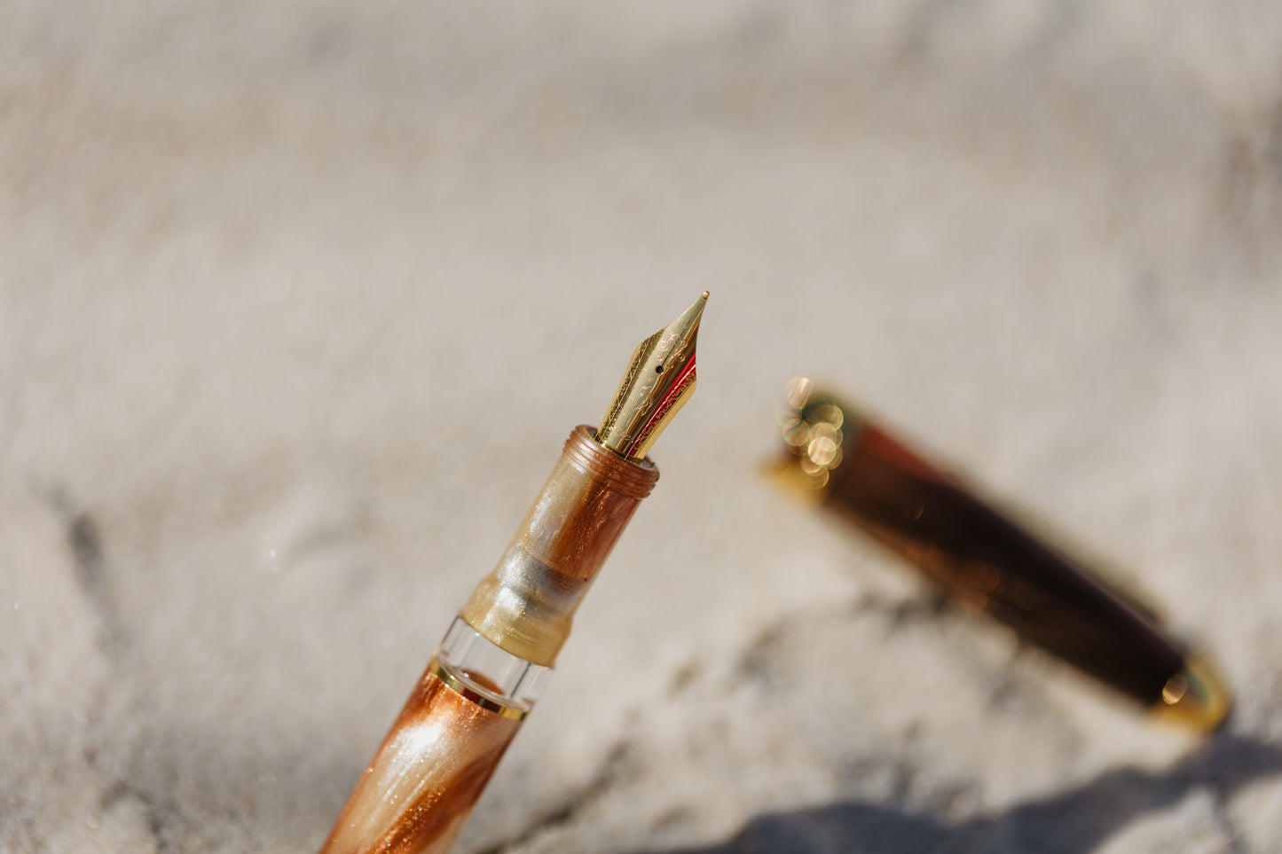 Nahvalur Horizon Fountain Pen - Desert