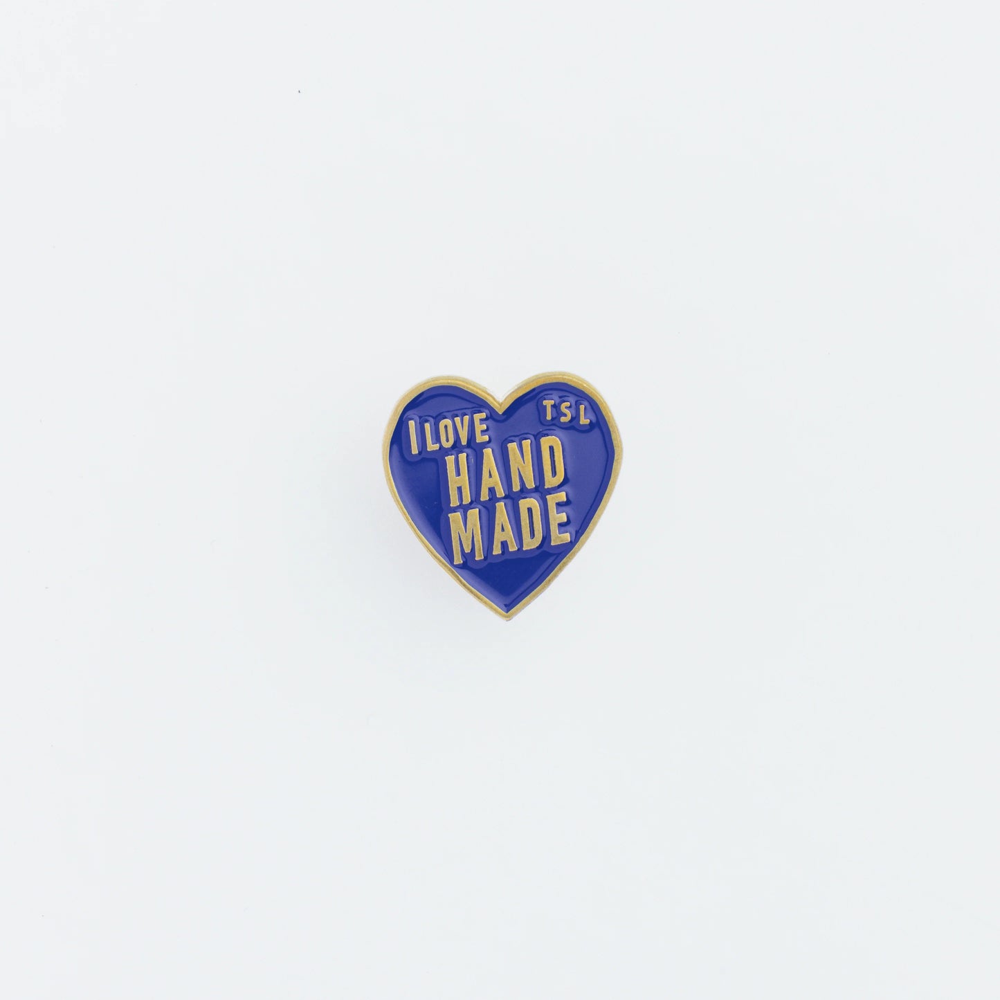 The Superior Labor Heart Logo Pin - Marine Blue