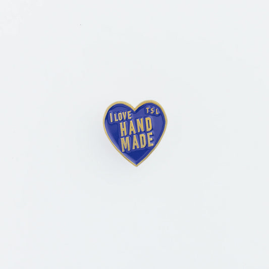 The Superior Labor Heart Logo Pin - Marine Blue
