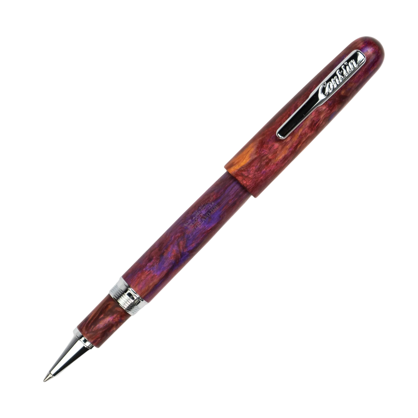 Conklin Streamline Rollerball - Matte: Sunset Medley with Chrome Trim (Limited Edition)