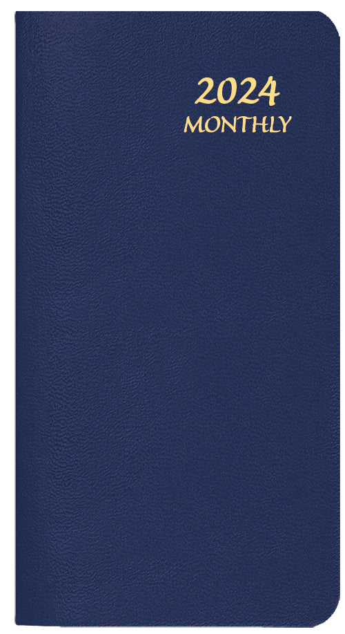 Payne 2024 Skivertex Monthly Pocket Planner Planner (3.5" x 6.5") (Assorted)
