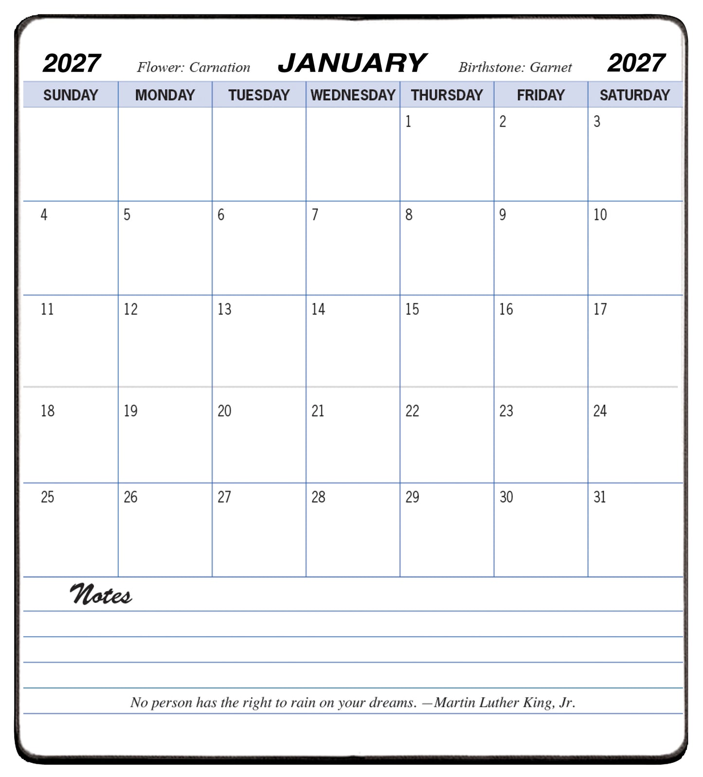 Payne 2027 Skivertex Monthly Pocket Planner - Assorted (3.5 x 6.5)