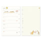 Midori 2026 B7 Planner Monthly + Weekly Refill - Cat