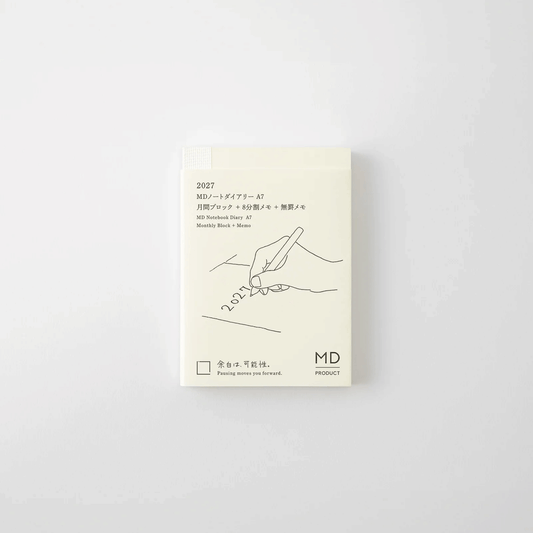 Midori 2027 MD Product Notebook Diary - A7 Size