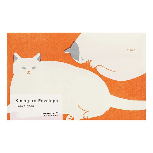 Midori Kimagure Easy&Cozy Envelope - Cat