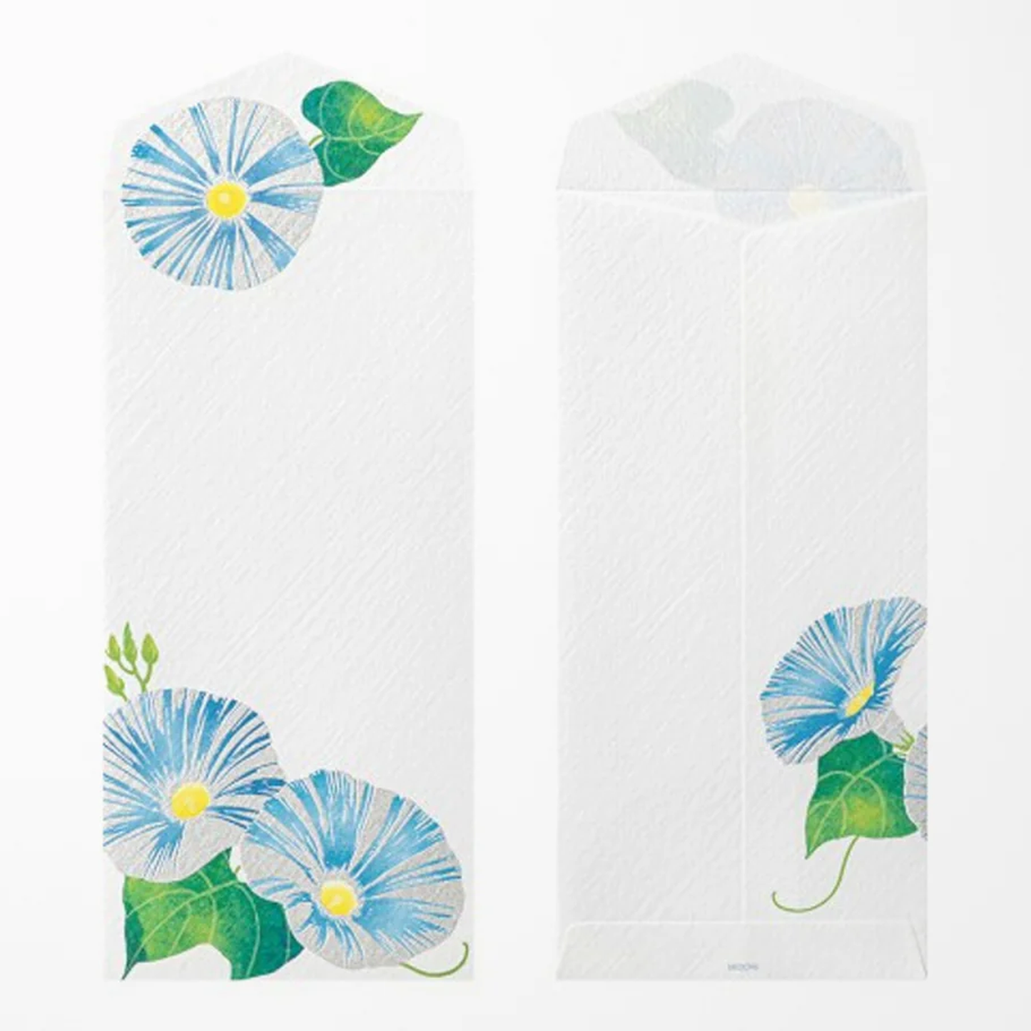 Midori Envelope - Morning Glory (Silk Printing)