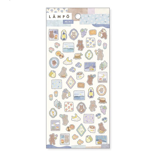 Mind Wave LAMPO Mini Sticker - Bear and the Starry Sky