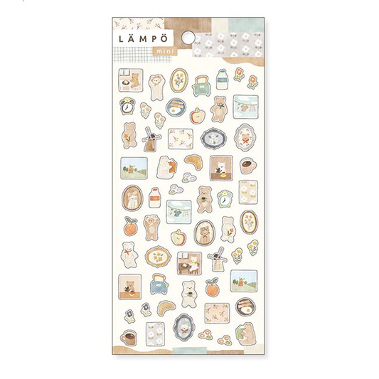 Mind Wave LAMPO Mini Sticker - Morning with Bear