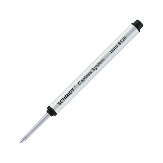 Schmidt Mini Capless Rollerball Refills - Black (Fine .6mm)
