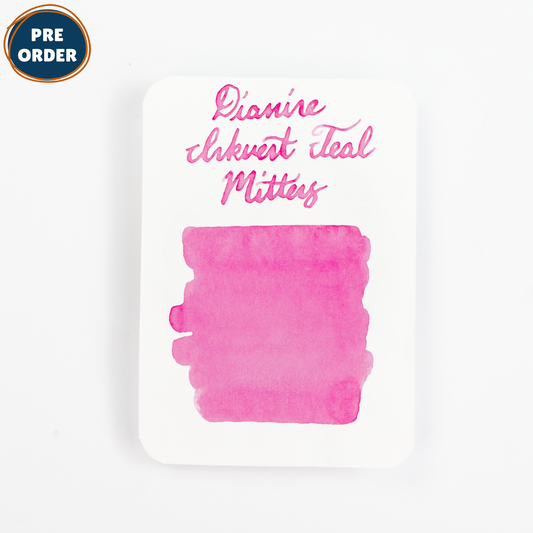 Diamine Mittens (50ml) Bottled Ink (Pigment) - Teal Edition